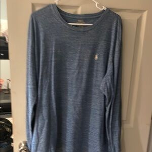 Polo by Ralph Lauren Blue Long Sleeve Tee Classic Crew